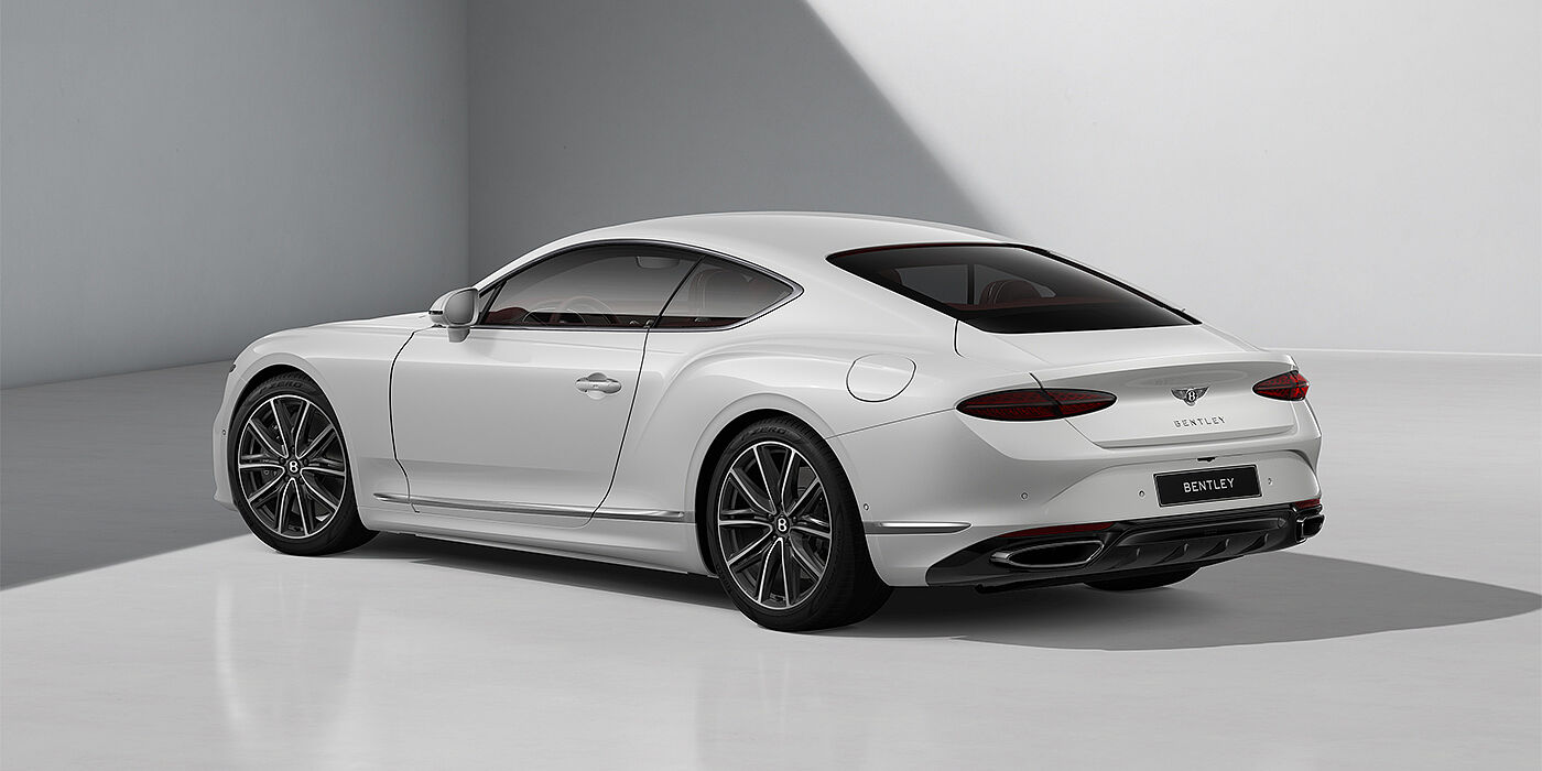 Feser-Graf Exclusive Cars GmbH | Bentley Nürnberg Bentley Continental GT coupe in Snow Quartz paint and 21" Ten Spoke wheels - rear 3/4