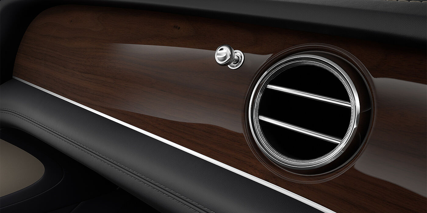 Feser-Graf Exclusive Cars GmbH | Bentley Nürnberg Bentley Bentayga EWB SUV veneer detail in Crown Cut Walnut 