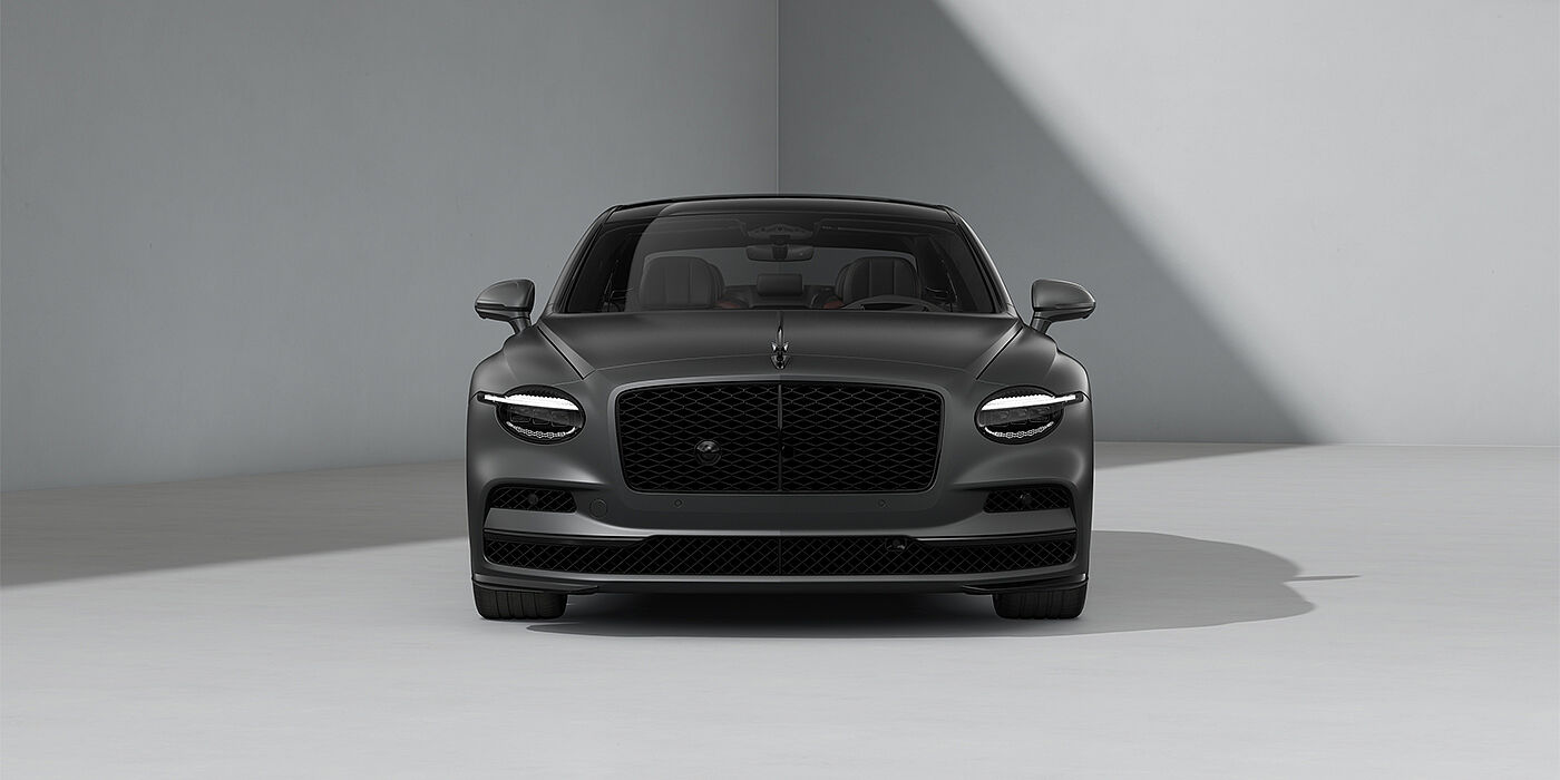 Feser-Graf Exclusive Cars GmbH | Bentley Nürnberg New Bentley Flying Spur S sedan in Anthracite Satin paint full front with 22" Sports wheels