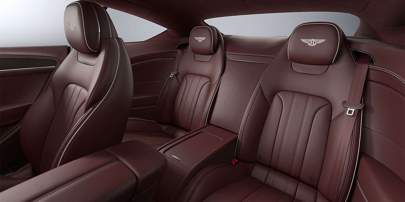 Feser-Graf Exclusive Cars GmbH | Bentley Nürnberg Bentley Continental GT coupe rear interior in Cricket ball hide