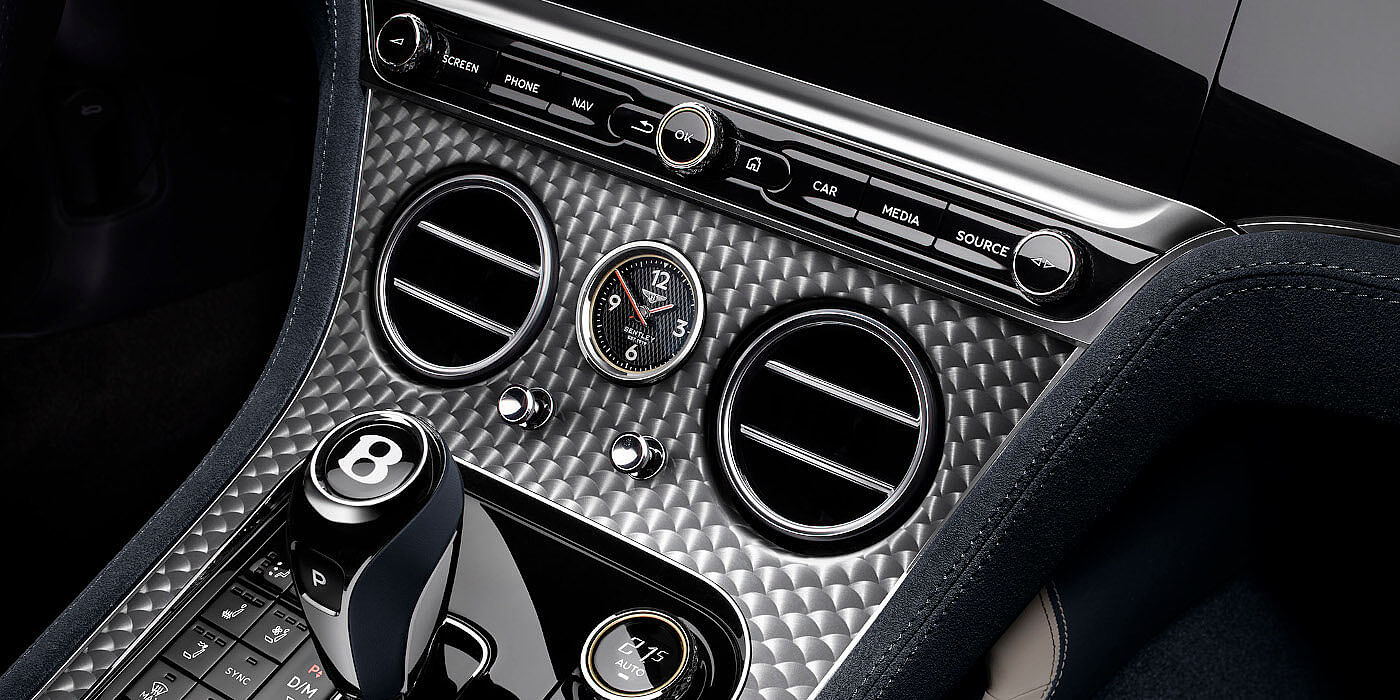 Emil Frey Exclusive Cars GmbH | Bentley Nürnberg Bentley Continental GTC Speed convertible front interior engine spin veneer detail