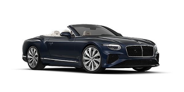 Feser-Graf Exclusive Cars GmbH | Bentley Nürnberg Bentley Continental GTC convertible in Dark Sapphire paint and 22" Ten Spoke wheels - front 3/4