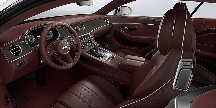 Feser-Graf Exclusive Cars GmbH | Bentley Nürnberg Bentley Continental GT coupe front interior in Cricket ball hide