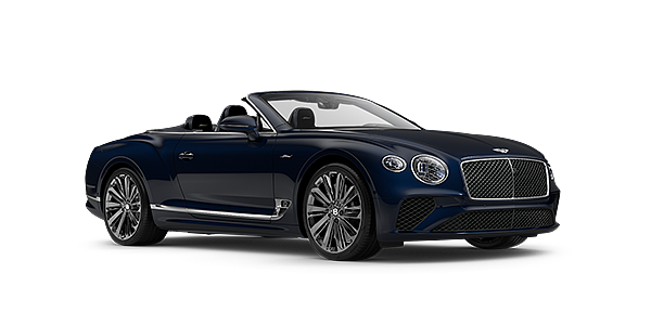 Emil Frey Exclusive Cars GmbH | Bentley Nürnberg Bentley GTC Speed convertible in Moroccan Blue paint front 34