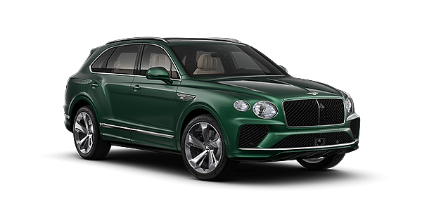 Feser-Graf Exclusive Cars GmbH | Bentley Nürnberg Bentley Bentayga SUV in Verdant paint and 22" Five Spoke Directional Polished wheels – front 3/4
