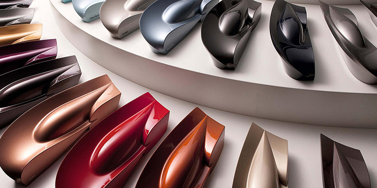 Feser-Graf Exclusive Cars GmbH | Bentley Nürnberg Display of Bentley paint colour samples